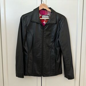 Wilsons Leather Maxima Black Leather Jacket